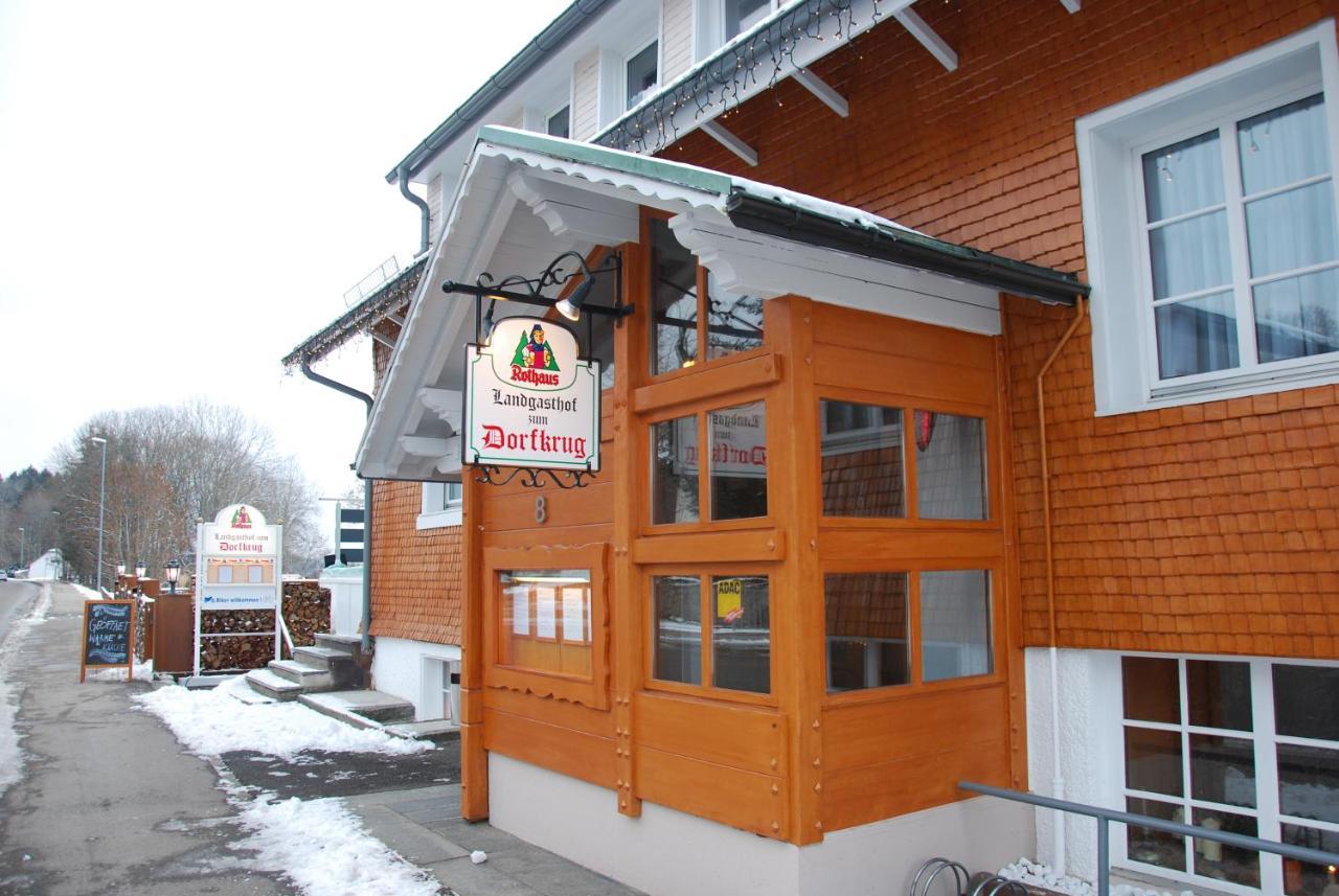 Landgasthof Zum Dorfkrug Häusern Extérieur photo